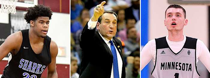 Duke basketball Vernon Carey Matthew Hurt 2019